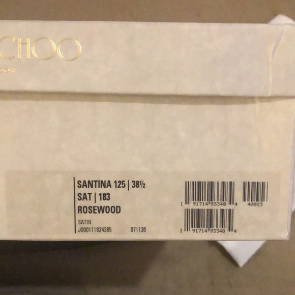 AUTHENTIC JIMMY CHOO - SANTINA 125 PLATFORM - Picture 5 of 5